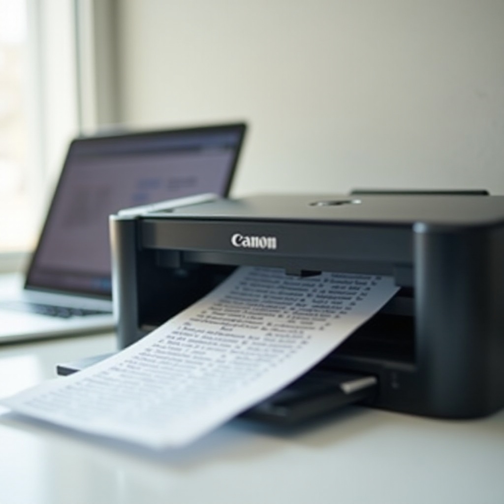 canon drucker druckt verschwommen