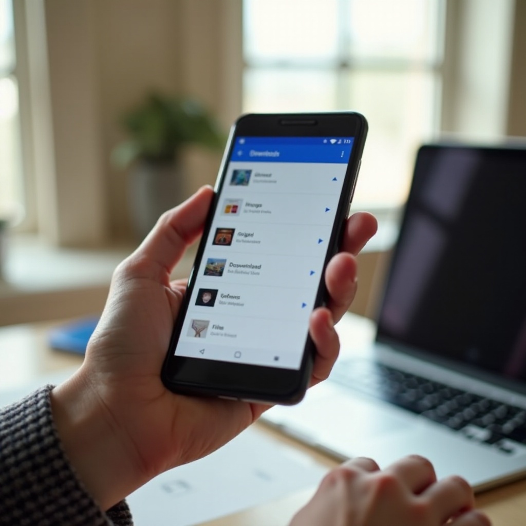downloads bei android finden